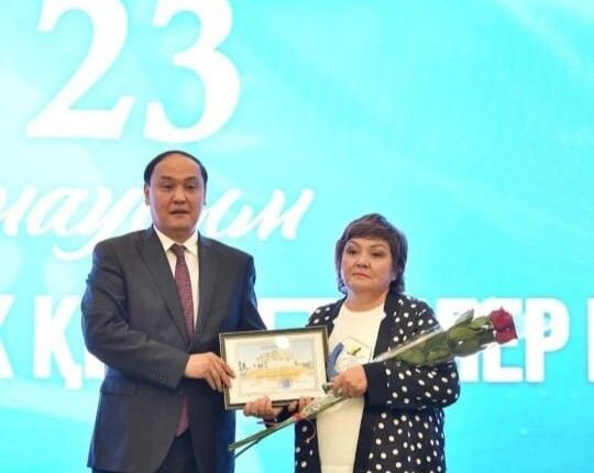 Кулжахан Елемесова «Үздік ауыл әкімі» 