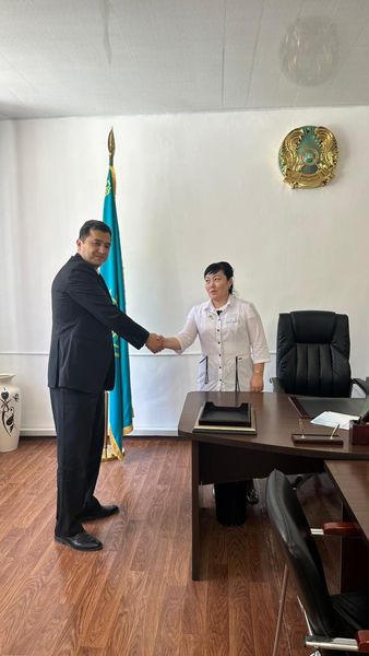 АУДАНДЫҚ АУРУХАНАҒА ЖАҢА БАС ДӘРІГЕР ТАҒАЙЫНДАЛДЫ