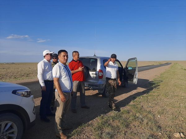АУДАН ӘКІМІ ШАЛҒАЙ АУЫЛДАРДЫ АРАЛАДЫ