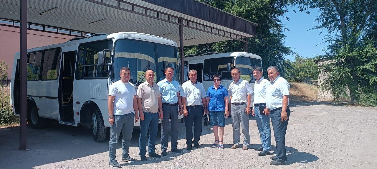 Жамбыл ауданында қоғамдық көліктер пайдалануға берілді