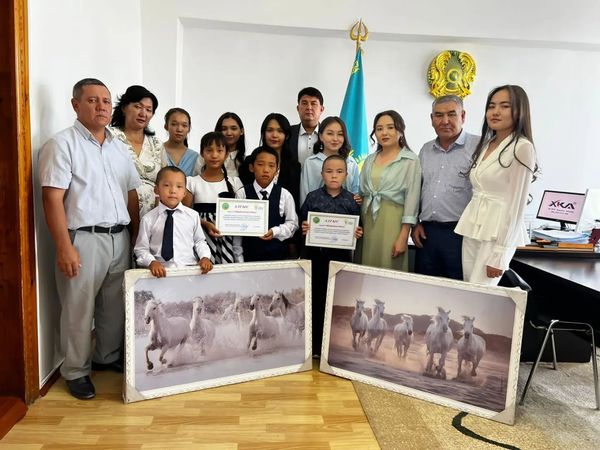 ЖЕҢІМПАЗДАРДЫ МАРАПАТТАДЫ