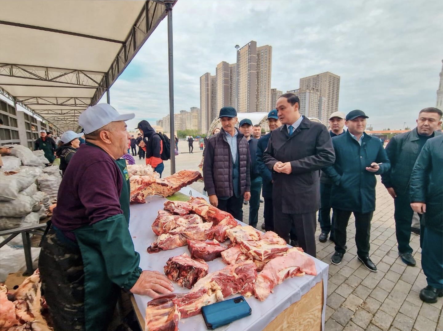 Жамбылдық шаруалар елордадағы жәрмеңкеге 300 тоннаға жуық өнім әкелді