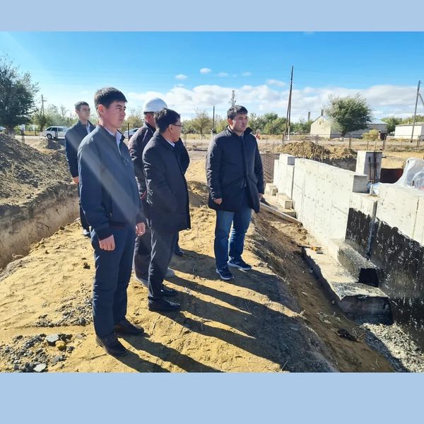 ОЙЫҚ АУЫЛЫНДА СПОРТ КЕШЕНІНІҢ ҚҰРЫЛЫСЫ ЖҮРГІЗІЛУДЕ
