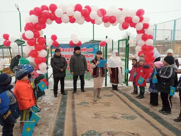 Шалғайдағы Мирный ауылында  балалар ойын алаңы пайдалануға берілді.