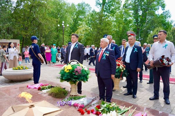 КЕНТАУДА СОҒЫС АРДАГЕРЛЕРІНІҢ РУХЫНА ТАҒЗЫМ ЕТІЛДІ