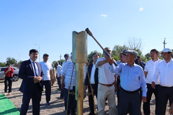 ОРДАБАСЫДА БІР КҮНДЕ ҮШ АУЫЛҒА ГАЗ БЕРІЛДІ