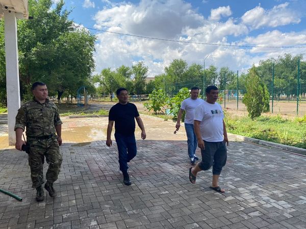 ТАЗАЛЫҚ ЖҰМЫСТАРЫ ЖҮРГІЗІЛІП ЖАТЫР