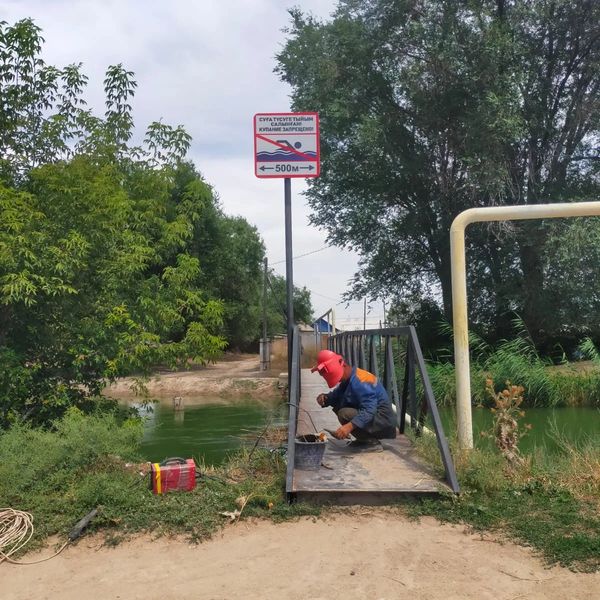 ҚАЛАДА ШОМЫЛУҒА ТЫЙЫМ САЛАТЫН АРНАЙЫ БЕЛГІЛЕР ОРНАТЫЛДЫ