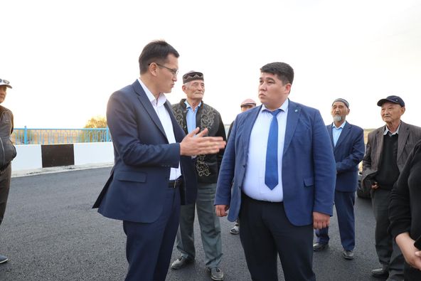 ТӨЛЕБИ АУДАНЫНДА КӨПІР ПАЙДАЛАНУҒА БЕРІЛДІ 