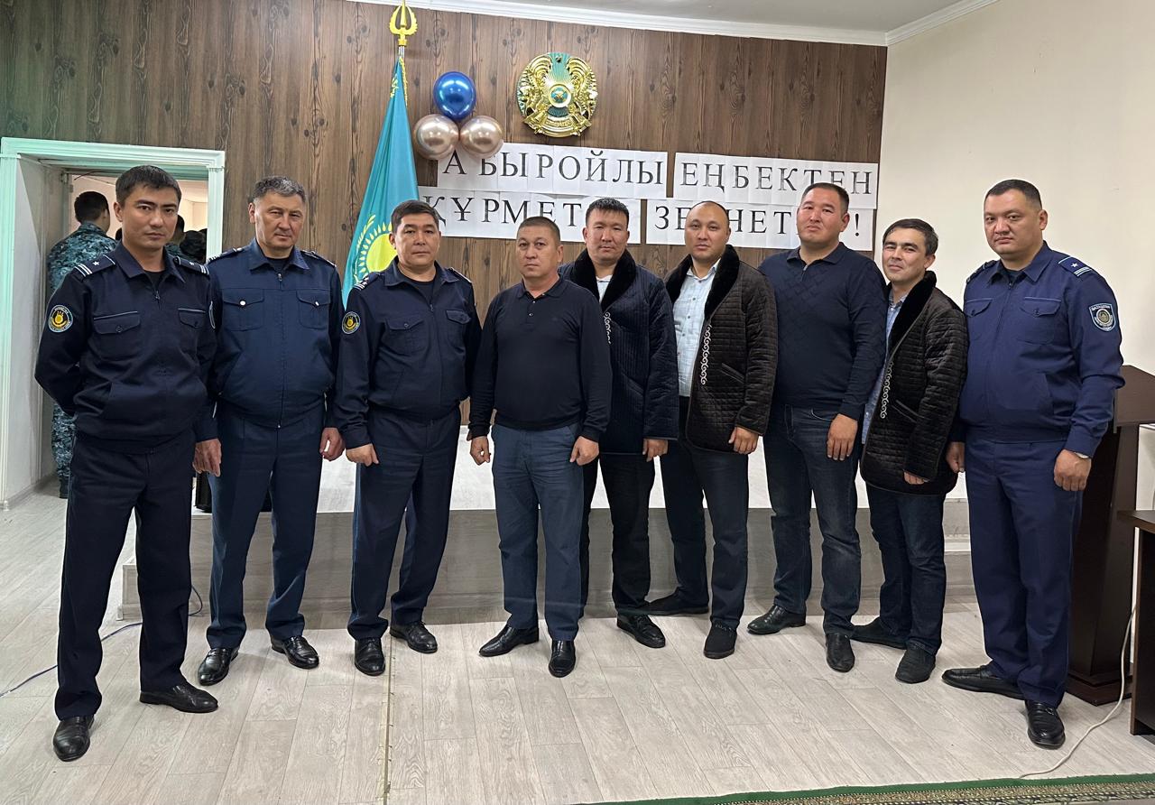 ҚАЖ қызметкерлерін абыройлы еңбекпен-құрметті зейнетке шығарып салды