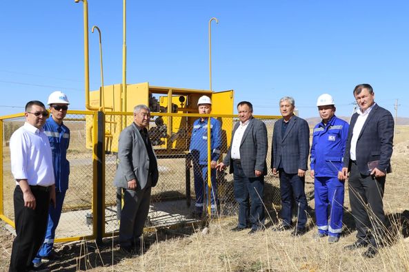  ТҮЛКІБАС АУДАНЫНЫҢ ЕҢ ШАЛҒАЙ ЕЛДІ МЕКЕНІНЕ ГАЗ БЕРІЛДІ