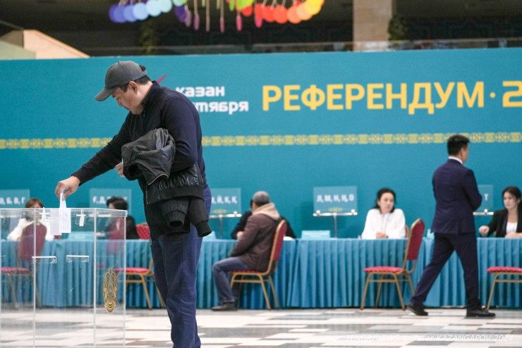 РЕФЕРЕНДУМ КҮНІ АСТАНАЛЫҚТАР БЕЛСЕНДІЛІК ТАНЫТТЫ