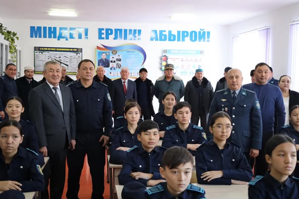ТҮРКІСТАН: ТӨЛЕБИДЕ ПОЛИЦИЯ СЫНЫБЫ АШЫЛДЫ 