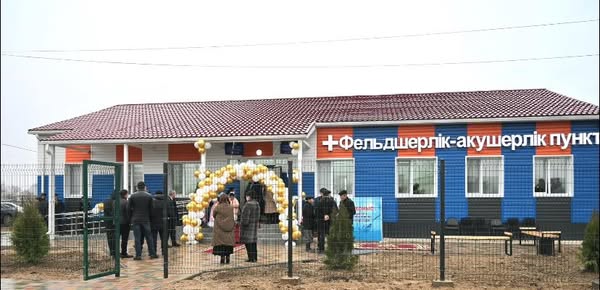 ЖЕТІСАЙ АУДАНЫНДА ТАҒЫ БІР ДЕНСАУЛЫҚ САҚТАУ НЫСАНЫ ҚОЛДАНЫСҚА БЕРІЛДІ