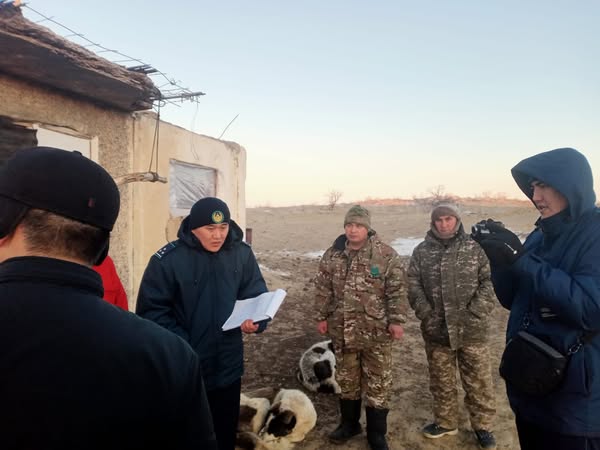 РЕЙД БАРЫСЫНДА ЗАҢСЫЗ АҢ АУЛАУШЫ АНЫҚТАЛДЫ