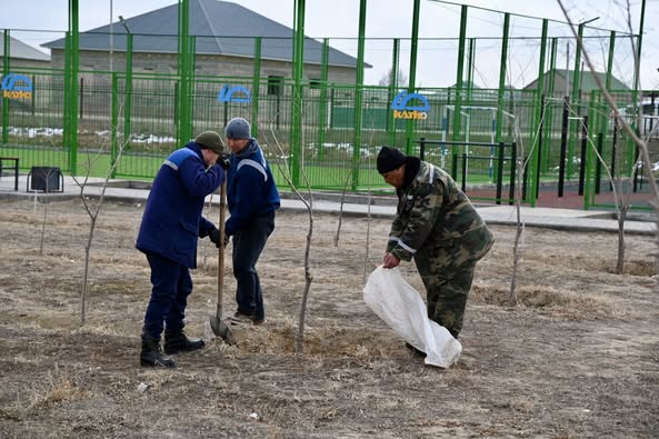 «ТАЗА ҚАЗАҚСТАН»: СОЗАҚ АУДАНЫНДА ЖАЛПЫАУДАНДЫҚ ТАЗАЛЫҚ ЖҰМЫСТАРЫ ҰЙЫМДАСТЫРЫЛДЫ