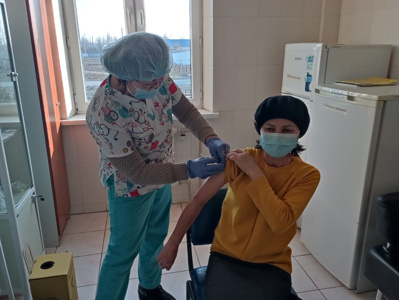 Жүкті аналардың 125-і ревакцинациялаудан өтті
