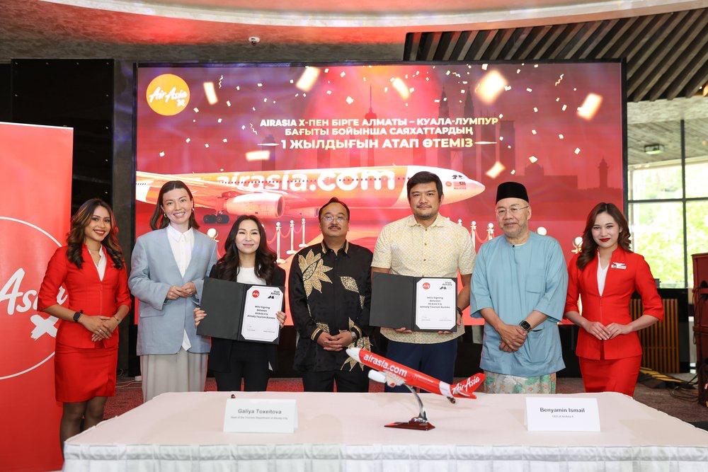 AirAsia X Алматы – Куала-Лумпур бағытының алғашқы жылдығын атап өтті, рейстер санын арттырды