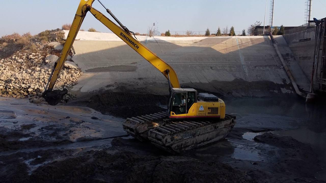 Жетісай ауданында жаңа арнайы техника көмегімен 65 км-ге жуық ирригациялық каналды кешенді тазалау басталды