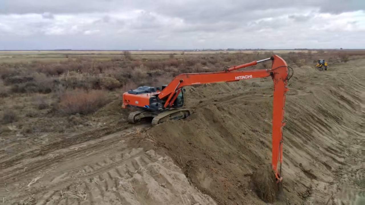 Қызылорда облысында екі магистральдық каналды механикалық әдіспен тазалау аяқталды