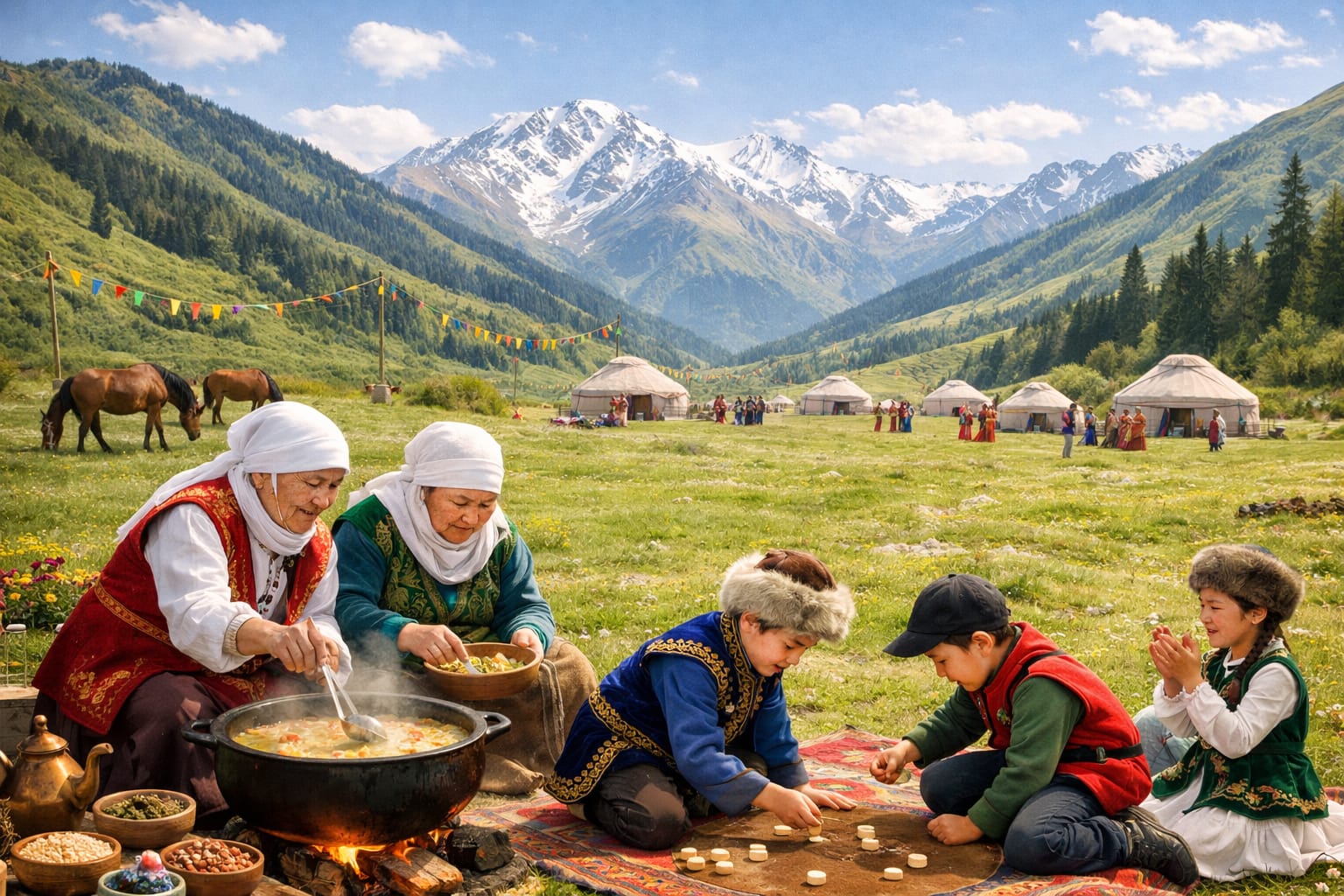 Тұлпар жылым, келдің бе? Төріме шық, құт әкел!