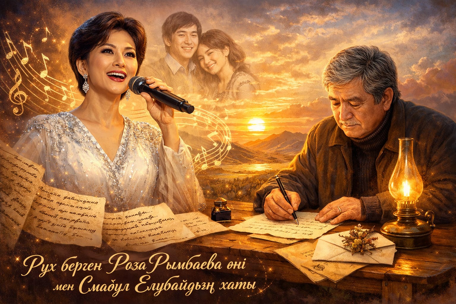 РУХ БЕРГЕН  Розаның әні мен Смағұлдың хаты