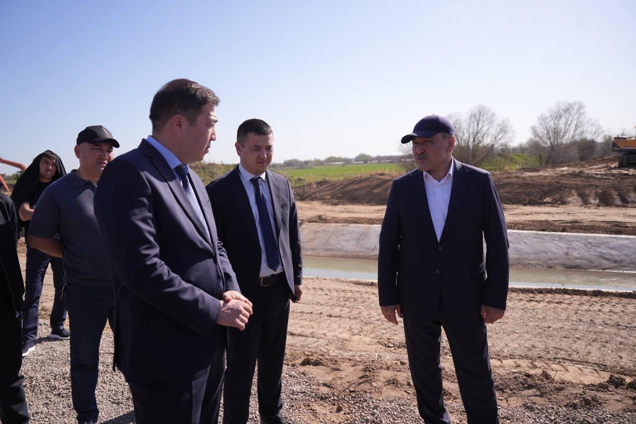 Түркістан облысында ұзындығы 143 шақырымнан астам ирригациялық желіні реконструкциялау жобасы басталды