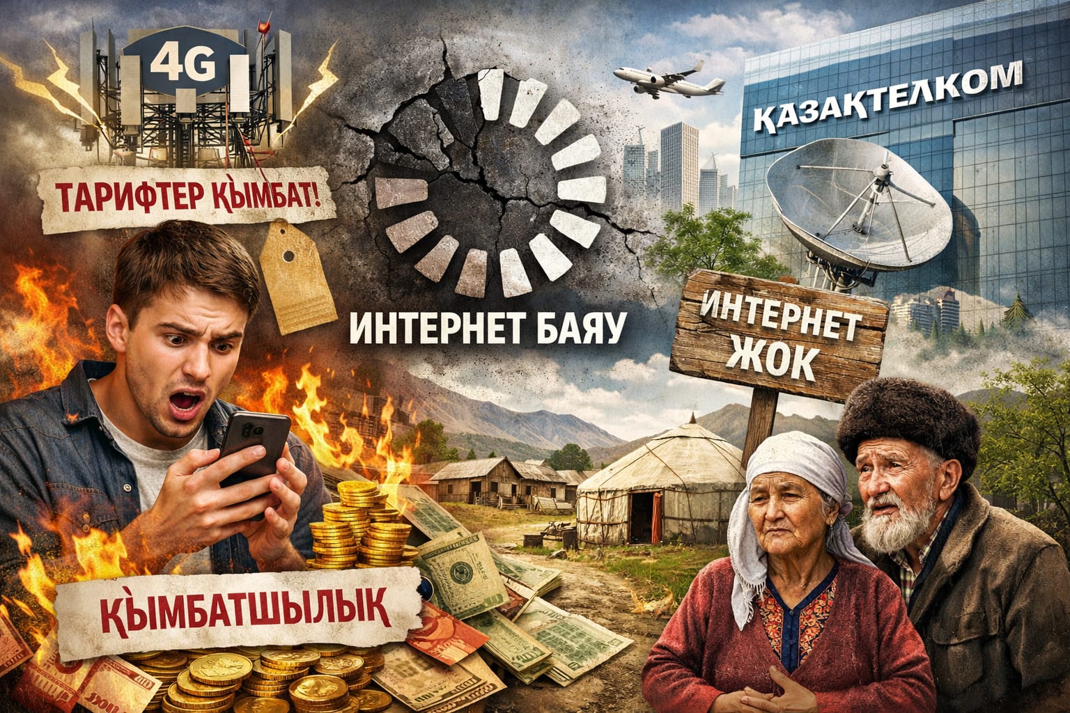 Мобильді тарифтер: Баға аспанда, сапа қайда?