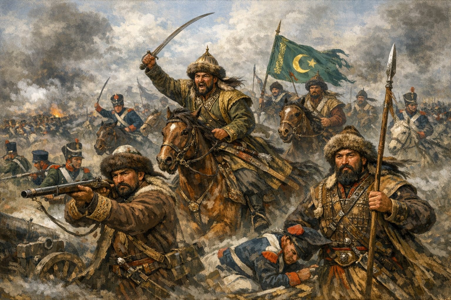 НАПОЛЕОН – РЕСЕЙ СОҒЫСЫНА ҚАТЫСҚАН ҚАЗАҚ ЖАСАҚТАРЫ