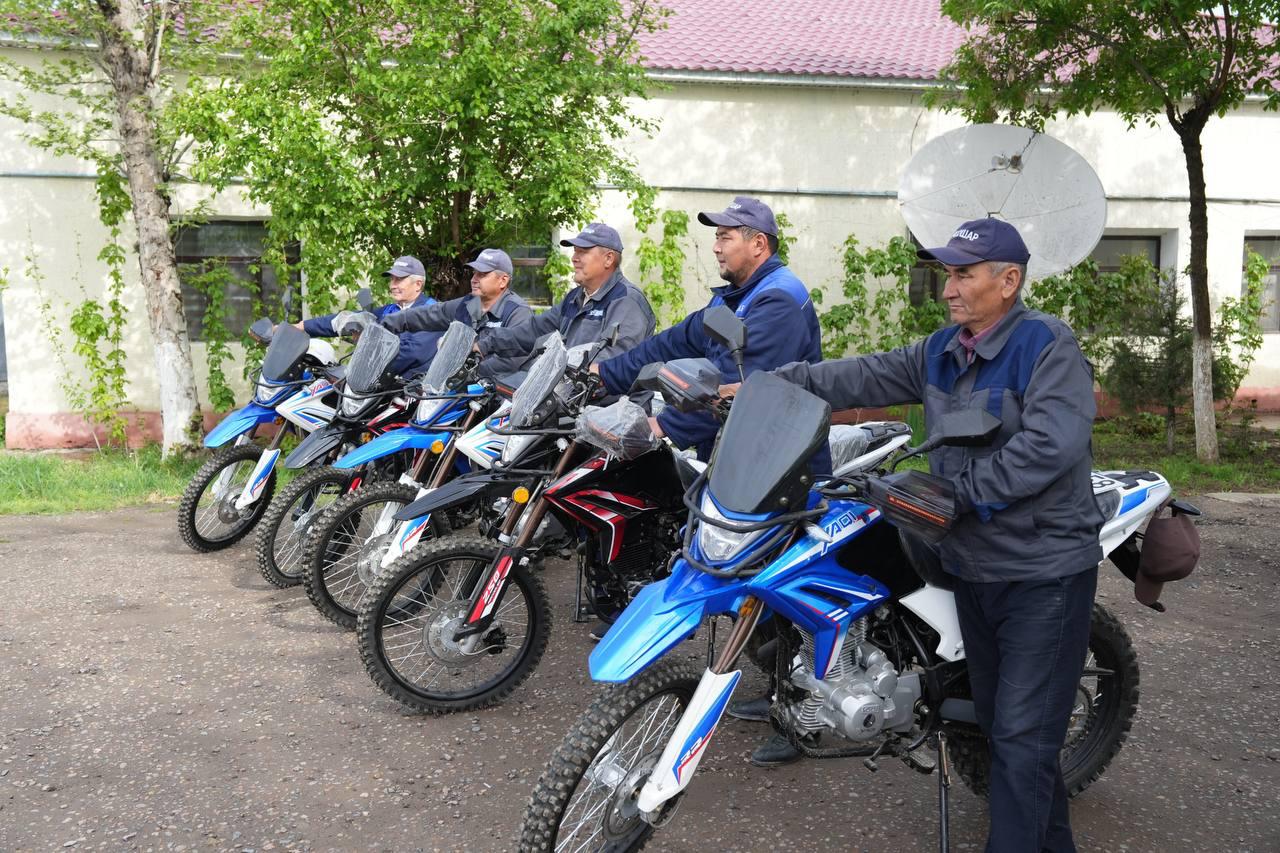 Су ресурстары және ирригация министрлігі «Қазсушар» РМК филиалдарына 130 мотоцикл табыстады