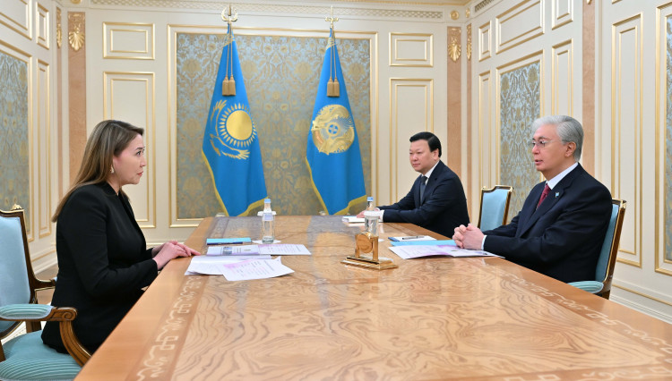 Президент  Ләззат Шыңғысбаеваны қабылдады