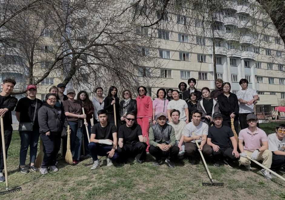 Тазалық – ортақ жауапкершілік: ҚазҰУ-да сенбілік өтті.