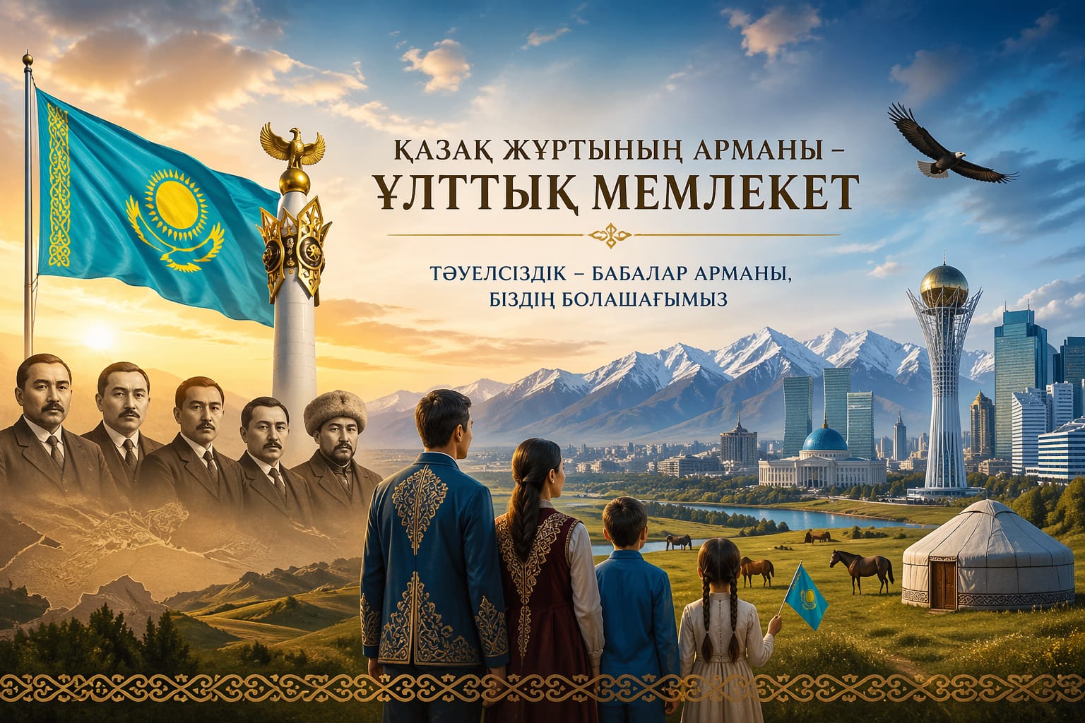 ҚАЗАҚ ЖҰРТЫНЫҢ АРМАНЫ – ҰЛТТЫҚ МЕМЛЕКЕТ