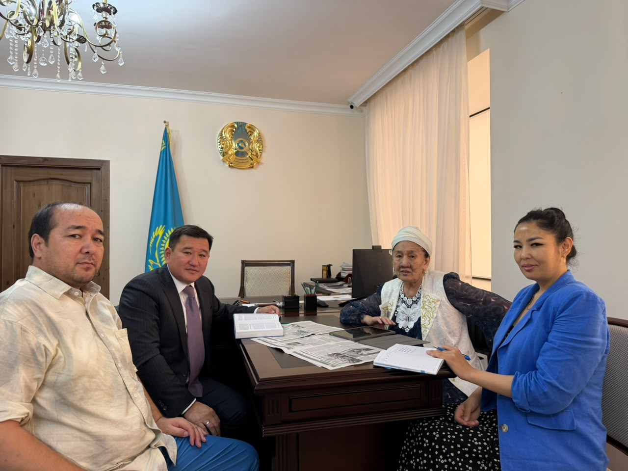 БІЛІМ САЛАСЫНА ҚАТЫСТЫ ТАҒЫЛЫМҒА ТОЛЫ КЕЗДЕСУ
