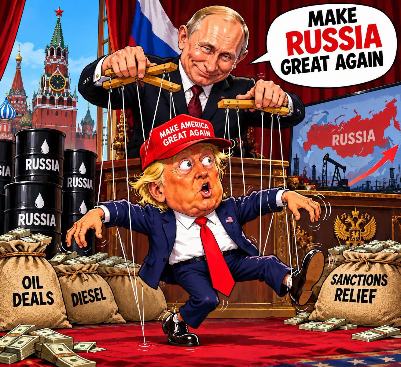 Трамп Ресеймен сауда  жасауға көшті