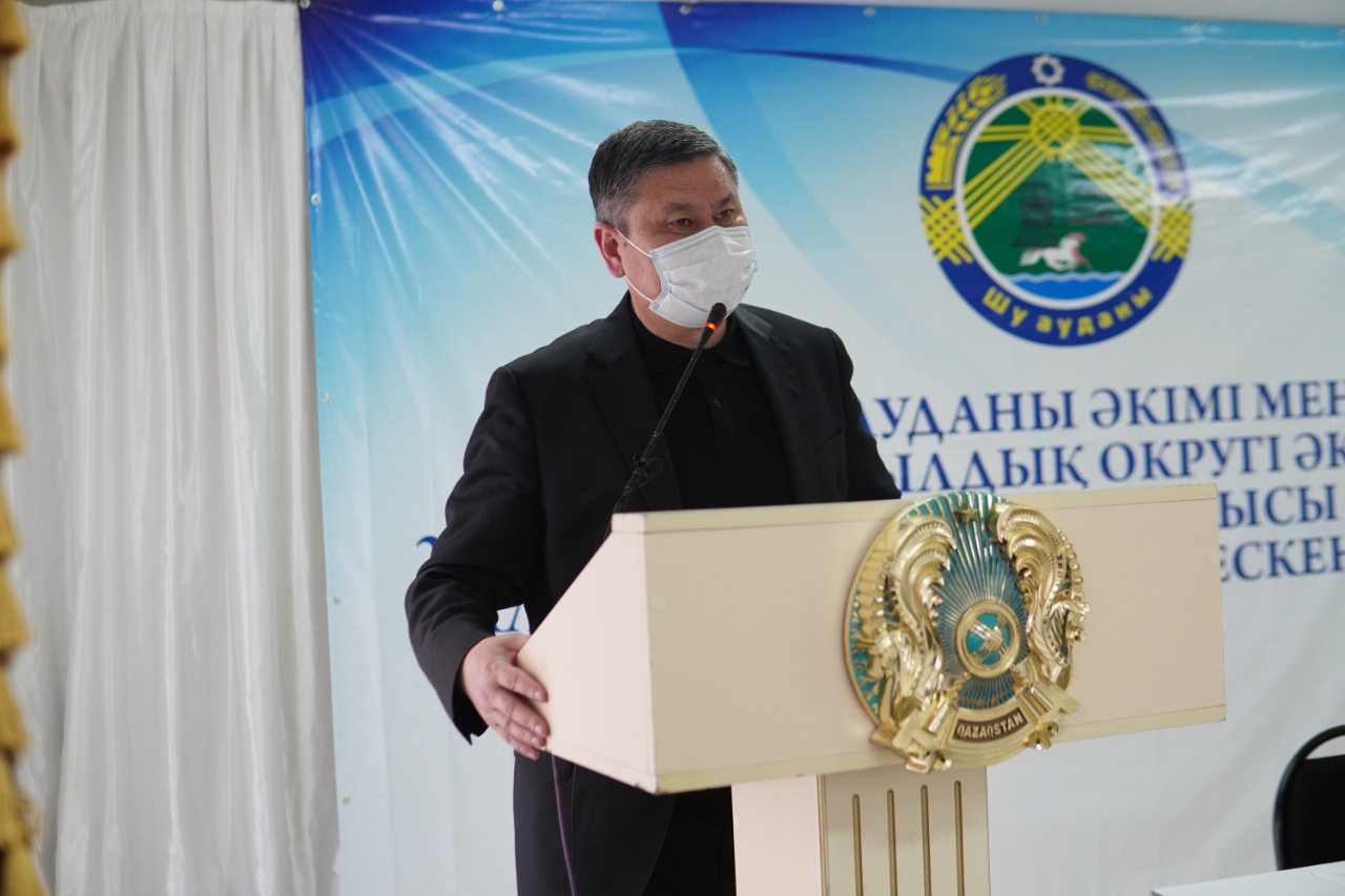 ШУ АУДАНЫНЫҢ ӘКІМІ ХАЛЫҚ АЛДЫНДА ЕСЕП БЕРДІ!