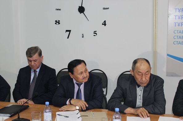 ҚР Кәсіподақтар Федерациясының төрағасы С.Т.Дәулеталин Жамбыл облысына келген сапарынан