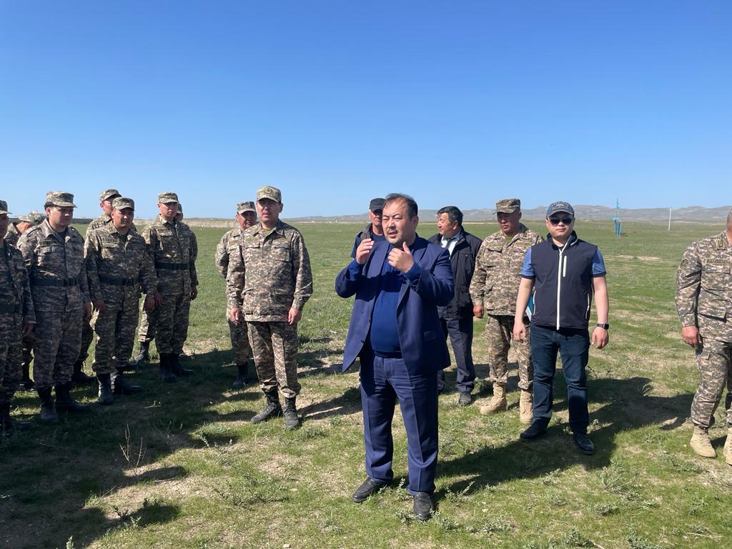 Жамбыл облысында тактикалық-саптық жаттығулар өтуде