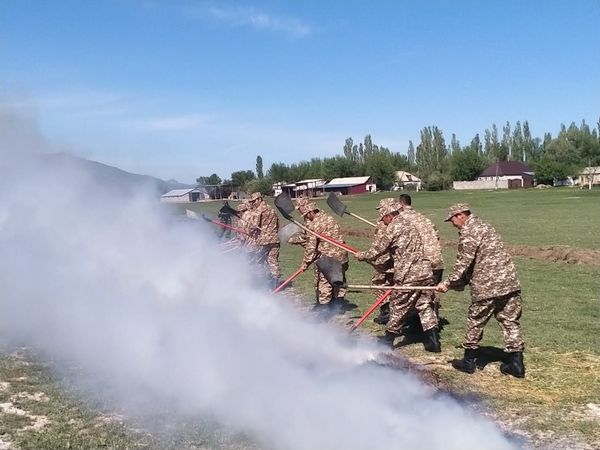 Ауданаралық оқу жаттығулар өткізілді