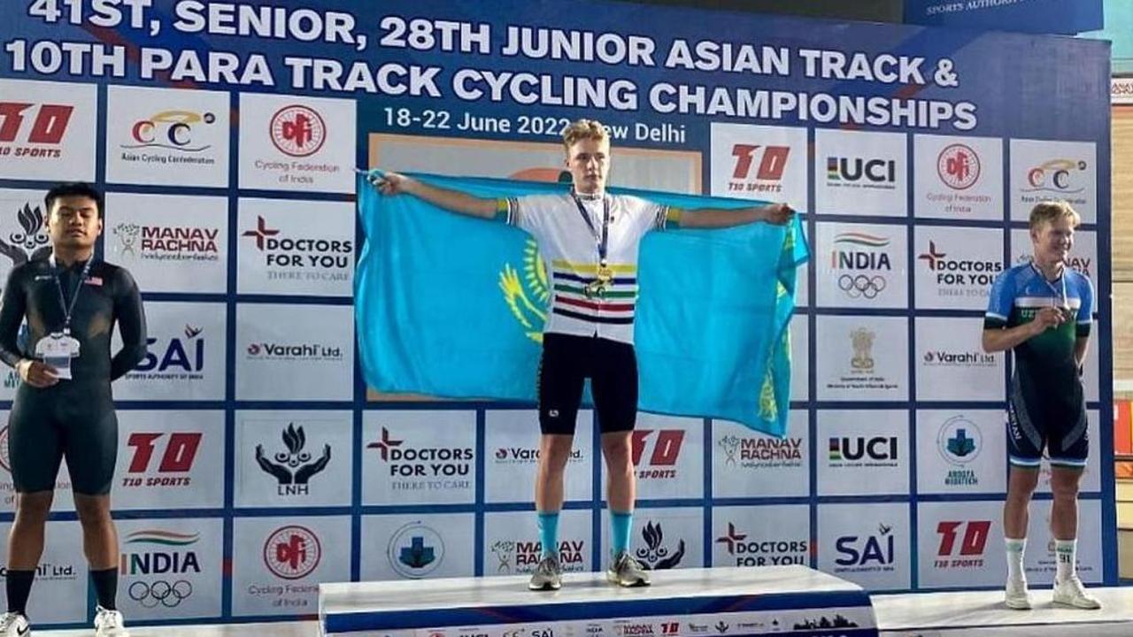 Қарағанды облысының велосипедшілері Азия чемпионатында бес медаль жеңіп алды