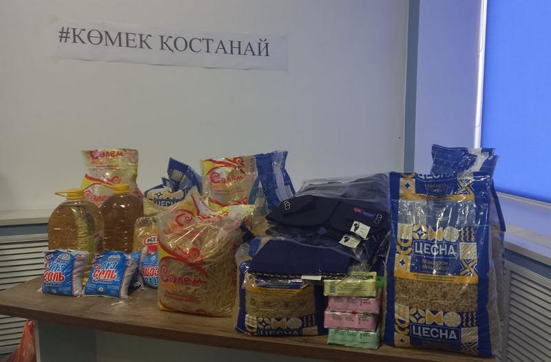 Қарағандыдан өрттен зардап шеккен қостанайлықтарға алғашқы көмек партиясы жіберілді  