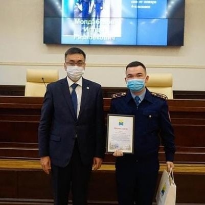 Тәртіп сақшысына алғыс білдірді