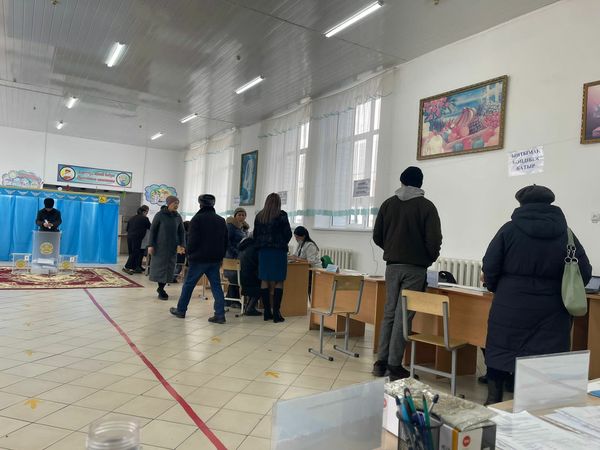 Жуалы ауданында 39​ сайлау учаскесі​ өз жұмысын бастады