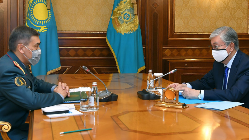 ҚР Президенті Қорғаныс министрін қабылдады