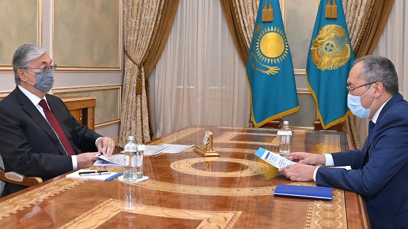 Жанат Элиманов Тоқаевқа есеп берді