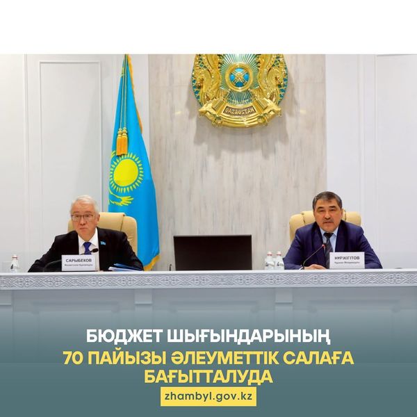 Бюджет шығындарының 70 пайызы әлеуметтік салаға бағытталуда