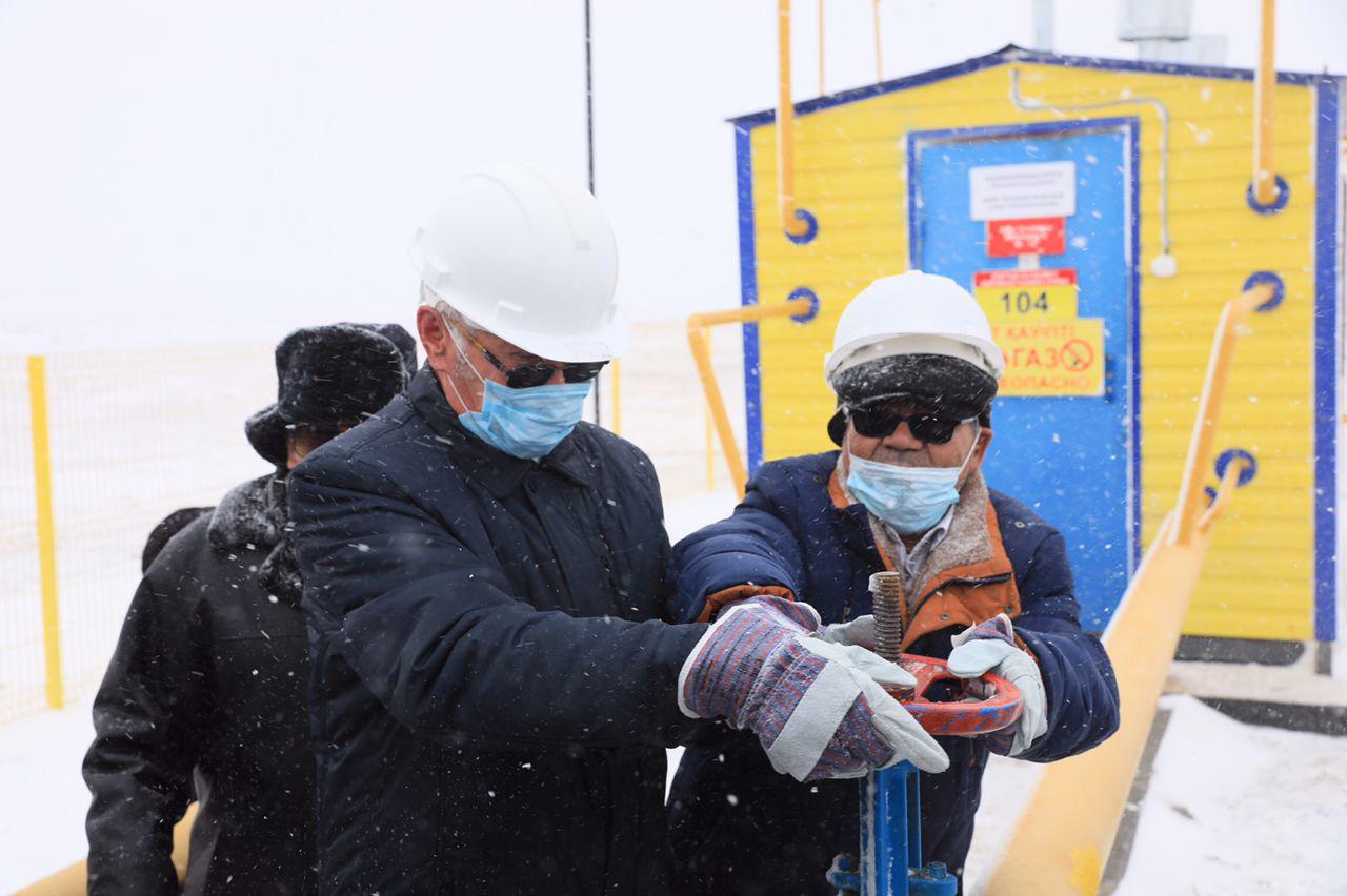 Хромтау ауданының Тасөткел және Ақбұлақ ауылдарына газ келді