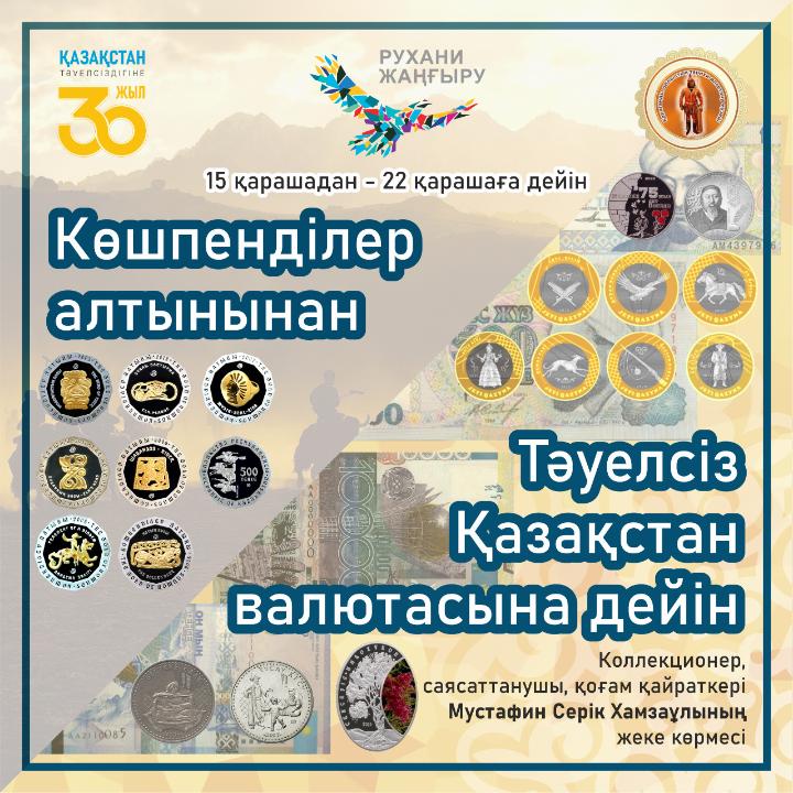 Қарағанды музейінде ҚР Ұлттық валютасы күніне  арналған көрме ашылды