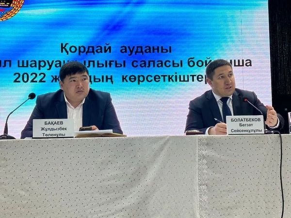 Аудан әкімі шаруалармен кездесті 