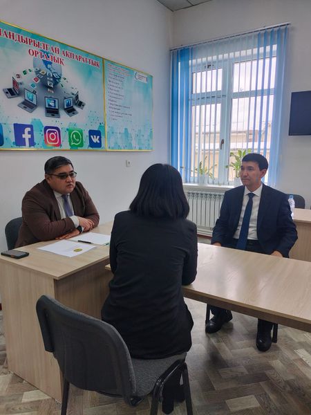 ЖАМБЫЛ АУДАНЫ, ПОЛАТҚОСШЫ ЖӘНЕ БЕСАҒАШ АУЫЛДЫҚ ОКРУГТЕРДІҢ ТҰРҒЫНДАРЫМЕН ЖЕКЕ ҚАБЫЛДАУ ӨТТІ 